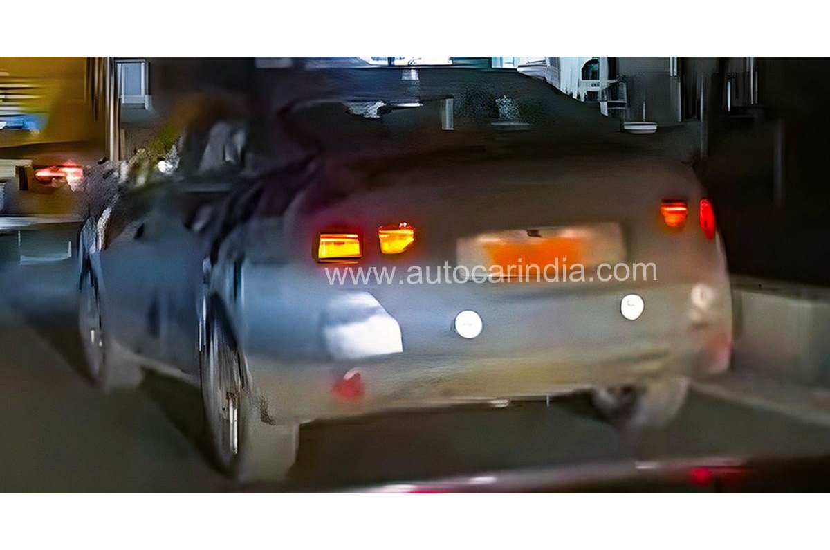 Hyundai Verna spied in India